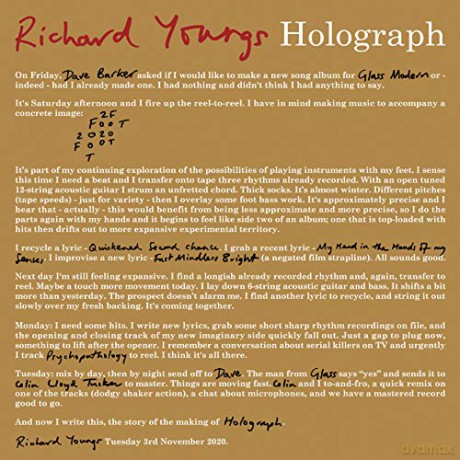 Richard Youngs: Holograph [Winyl]