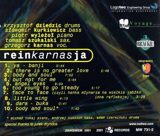 Grzegorz Karnas: Reinkarnasja [CD]