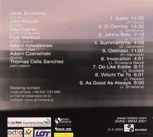 Jarek Śmietana Band: Out Of The Question [CD]