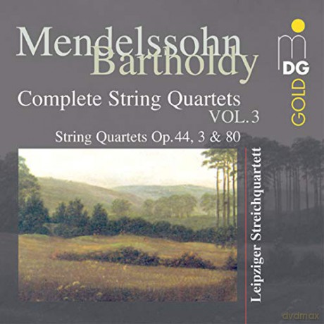 Leipzig String Quartet: Mendelssohncompete String Qtts Vol 1 [CD]