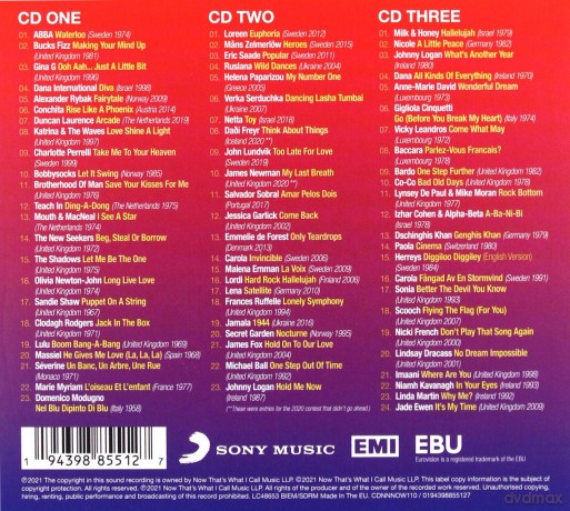 Now Thats What I Call Eurovision [3CD]