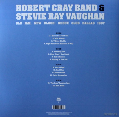 Robert Cray Band: Old Jam. New Blood: Redux Club Dallas 1987 (Feat. Stevie Ray Vaughan) [2xWinyl]
