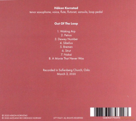 Hakon Kornstad: Out Of The Loop [CD]