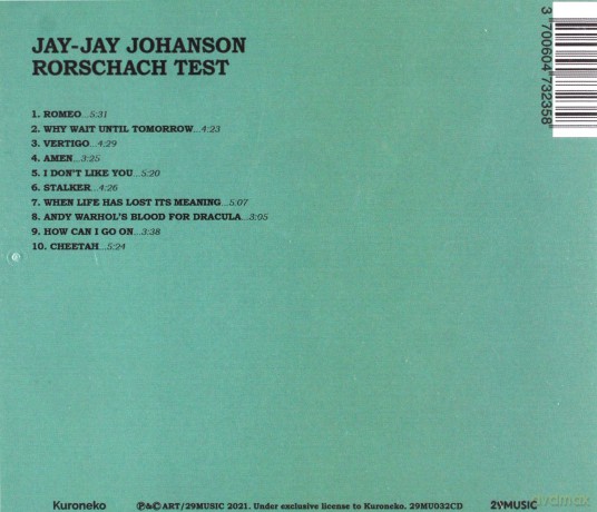 Jay-Jay Johanson: Rorschach Test [CD]