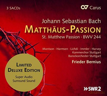 J.S Bach: St. Matthew Passion - Frieder Bernius Deluxe [3CD]