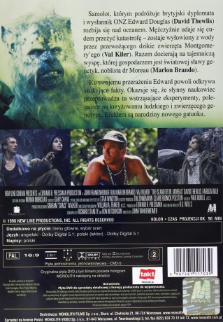 Wyspa doktora Moreau [DVD]