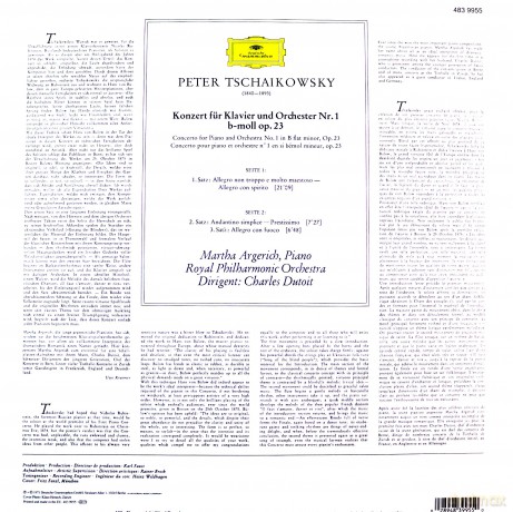 Marta Argerich: Tchaikovsky: Piano Concerto No. 1 In B Flat Major. Op. 23 [Winyl]