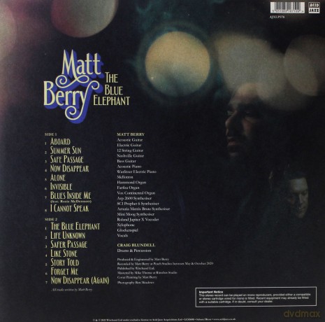 Matt Berry: The Blue Elephant [Winyl]