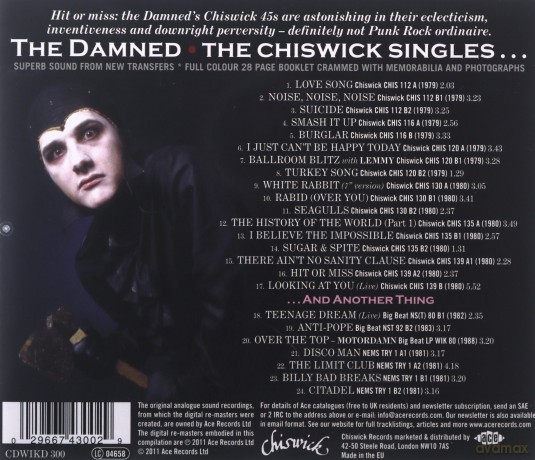 Damned: The Chiswick Singles - And Another Thing... [CD]