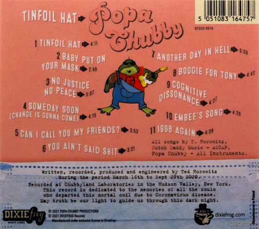 Popa Chubby: Tinfoil Hat [CD]