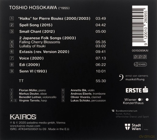 Klangforum Wien: Toshio Hosokawa: Solo [CD]