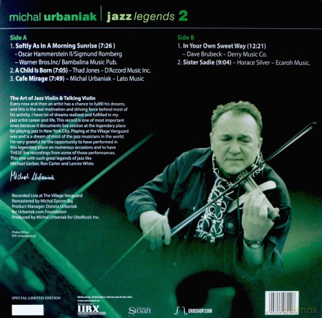 Michał Urbaniak: Jazz Legends II [Winyl]