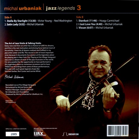 Michał Urbaniak: Jazz Legends III [Winyl]