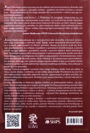 Don Juan w XX i XXI wieku lub Zmieniające się oblicza mitycznego uwodziciela - Joanna Mańkowska [KSIĄŻKA]
