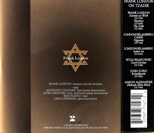 Frank London: Invocations [CD]