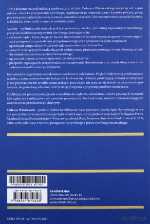 Kodeks postępowania cywilnego Komentarz (Tom 1) Artykuły 1-366 [KSIĄŻKA]