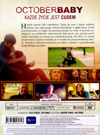 October Baby + film DVD - Andrew Erwin, Jon Erwin [KSIĄŻKA]