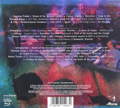 Return To Forever: Returns Live [Blu-Ray]+[2CD]