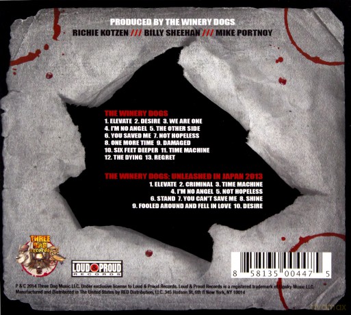 The Winery Dogs: Winery Dogs [2CD]