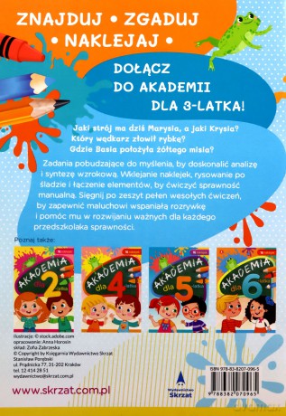 Akademia dla 3-latka - Anna Horosin [KSIĄŻKA]