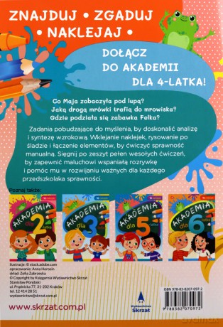Akademia dla 4-latka - Anna Horosin [KSIĄŻKA]
