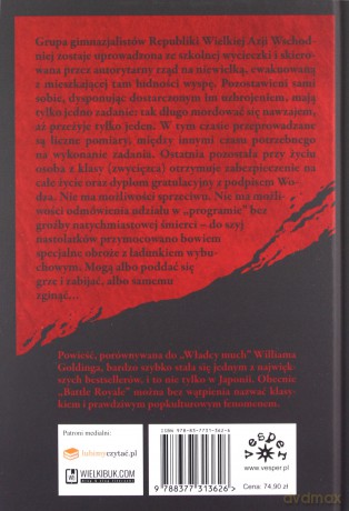 Battle Royale - Koushun Takami [KSIĄŻKA]