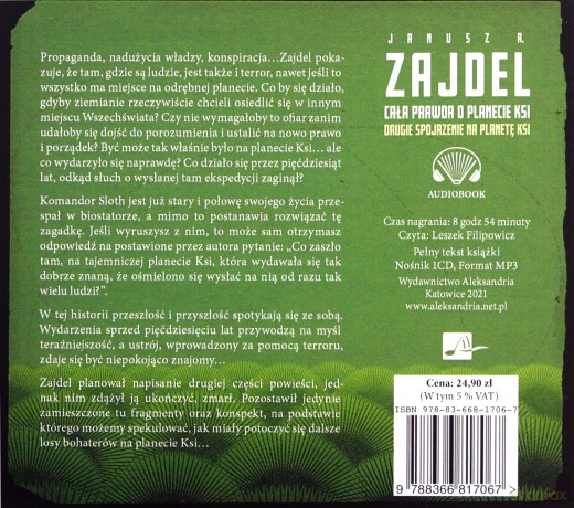 Cała prawda o planecie Ksi - Janusz A. Zajdel [AUDIOBOOK]