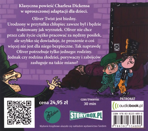 Oliwer Twist. Klasyka dla dzieci. Charles Dickens - Charles Dickens [AUDIOBOOK]