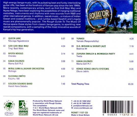 Różni Wykonawcy - Rough Guide: Music of Kenya [CD]