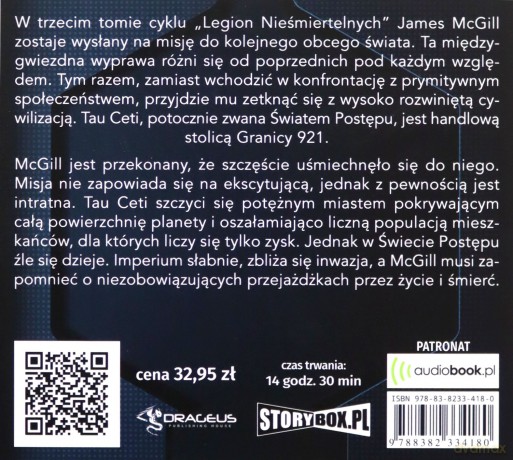 Świat postępu. Legion nieśmiertelnych (Tom 3) - B. V. Larson [AUDIOBOOK]