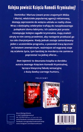 Dom tajemnic wyd. kieszonkowe - Alek Rogoziński [KSIĄŻKA]