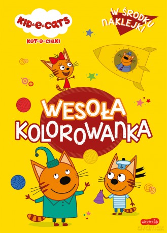 Kot-o-ciaki. Wesoła kolorowanka [KSIĄŻKA]