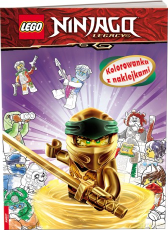 LEGO Ninjago Kolorowanka z naklejkami NA-6703 [KSIĄŻKA]