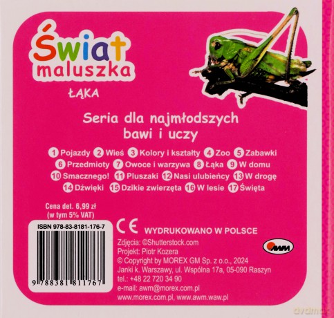 Łąka. Świat maluszka - Piotr Kozera [KSIĄŻKA]