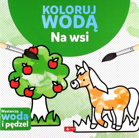 Na wsi. Koloruj wodą - Justyna Tkocz [KSIĄŻKA]