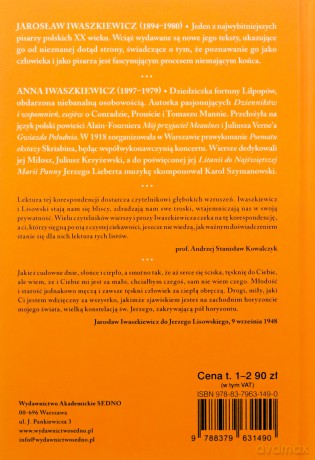 Anna i Jarosław Iwaszkiewiczowie - Jerzy Lisowski. Listy 1947-1979 (Tomy 1-2) - Anna Iwaszkiewicz, Jarosław Iwaszkiewicz, Jerzy Lisowski [KSIĄŻKA]