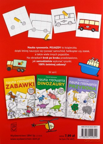 Pojazdy. Nauka rysowania - Maciej Maćkowiak [KSIĄŻKA]