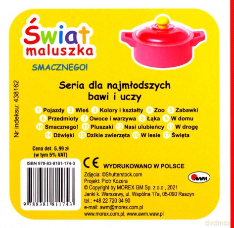 Smacznego. Świat maluszka - Piotr Kozera [KSIĄŻKA]