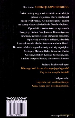 Świat króla Artura - Andrzej Sapkowski [KSIĄŻKA]