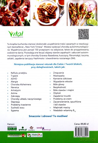 Wylecz choroby autoimmunologiczne - książka kucharska - Amy Myers [KSIĄŻKA]