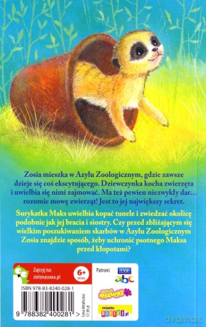 Zawadiacka surykatka. Zosia i jej zoo - Amelia Cobb [KSIĄŻKA]