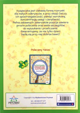 Zwierzęta. Obrazkowe zgadywanki. Wyszukiwanki - Martyna Bubicz [KSIĄŻKA]