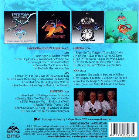 Asia: The Reunion Albums 2007-2012 [5CD]