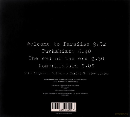 Daniel B. - Elko B.: 66.6 [CD]