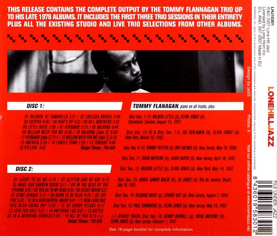 Tommy Flanagan Trio: Complete Original Recordings [2CD]