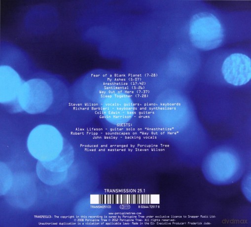 Porcupine Tree: Fear Of A Blank Planet (digipack) [CD]