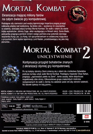 Mortal Kombat 1 & 2 BOX [2DVD]