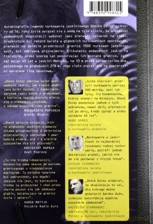 Autobiografia pod ciśnieniem: Podwodne życie legendy nurkowania jaskiniowego - Sheck Exley [KSIĄŻKA]