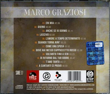 Graziosi Marco: L'Amore A Tempo Determinato- Sanremo 2021 [CD]