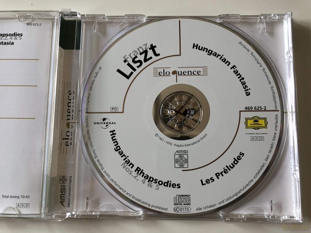 F. Liszt: Les Preludes [CD]